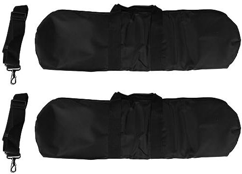 2pcs 65 cm Camera Tripod Bag with Protective Cotton Waterproof with Tripod with Shoulder Strap, Black, 65CM