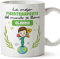 MUGFFINS Tazas Personalizadas para FISIOTERAPEUTA mujer - En Español - Eres Mejor del Mundo - 11 oz / 330 ml - Regalo Personalizable original y divertido