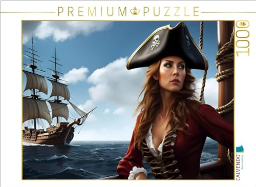 CALVENDO Puzzle Seeräuberin | 1000 Teile Lege-Größe 64 x 48 cm Foto-Puzzle für glückliche Stunden