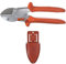 Original LÖWE Set bestehend aus Amboss Gartenschere 5.104 zum Schneiden von Obstbaum, Apfelbaum, Kirchbaum & Leder Premium Holster 9809 mit Gürtel-Clip zur Aufbewahrung am Gürtel oder Hosentasche