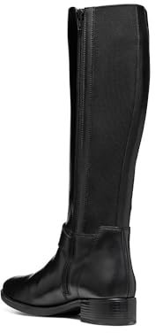 Geox D Felicity C, Stivali alla Moda Donna, Nero, 36.5 EU
