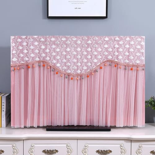 ZYREHAW Funda TV Exterior, Protectores de Pantalla de TV, Funda Compatible con Monitor de 32-75, Protección contra el Polvo con círculo elástico a Prueba de Polvo para Interiores I,37-42in