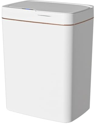 ZHCHAO Poubelle à capteur Intelligent, Poubelle Automatique for la Maison, Salle de Bains, Toilettes, Chambre à Coucher, Salon, Poubelle à capteur à Couture étroite