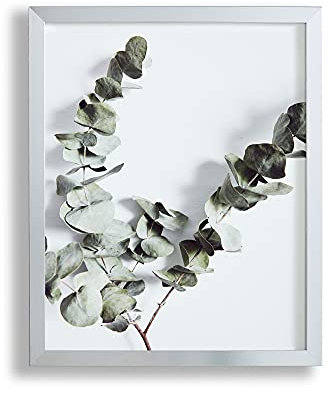 VO design Finn Premium Bilderrahmen Posterrahmen 40x120 cm Farbe Aluminium Geschliffen Optik 120x40 cm mit weisser Rückwand und Antireflex Acrylglas