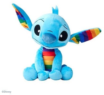 Simba Peluche Stitch 25 cm, spécial Pride. Licence Officielle. Convient pour Tous Les âges (6315870049)