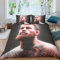 EOASNRTCB Bettwäsche 3D Druck Conor McGregor Steppdeckenbezug Jungen Kinder Bettwäsche Bettbezug Mit Kissenbezug Für Kinder UFC King（220x240cm）