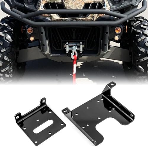 WeiSen Winch Mounting Bracket Plate Compatible with Can-Am Commander 800 / 1000 MAX 2010-2020
