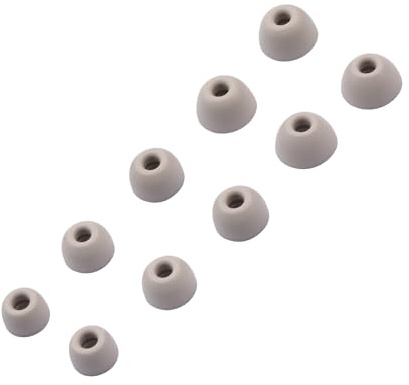 5 Paar Ersatz Ohrstöpsel Kompatibel mit Beats Powerbeats Pro 2 / Solo Buds/Fit Pro/Studio Buds/Studio Buds+, Powerbeats Pro 2 Ersatz Ohrstöpsel (XS/S/M/L/XL) (Grau)