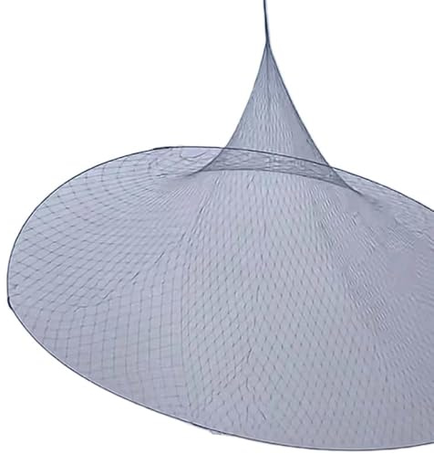 2m Durchmesser Airdrop Net mit optionalen Support Ring kompatibel mit RC Drone-Modellflugzeugen für Luftversorgung(with Round Circle)
