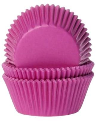 Culpitt Pink Cupcake Cases, Baking Cups, Greaseproof Baking Cases, Pink - Pack of 50