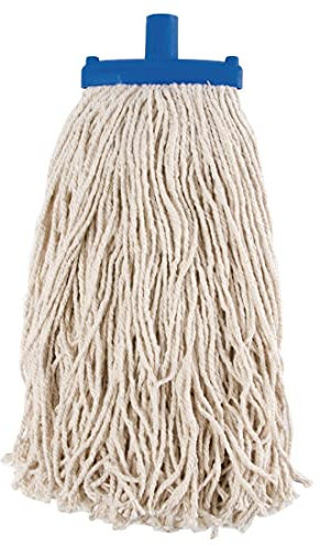 Jantex Prairie Kentucky Yarn Socket Mop Blue Cleaning Floor Catering