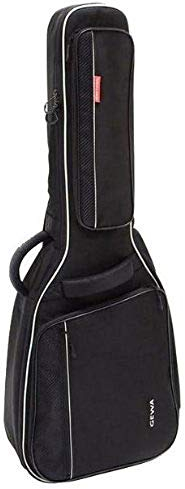 GEWA Gitarren Gig Bag Premium 20mm für E-Gitarre schwarz (reißfest und wasserabweisend, Neck Protection System, Luxus-Rucksackgurte, großes Zubehörfach) 213400