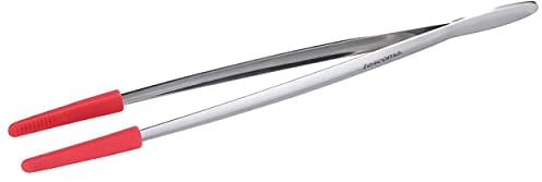 Tescoma Pinza COCINA con Palas DE SILICONA Presto, Acero Inoxidable