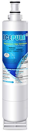 ICEPURE 4396508 Kühlschrank-Wasserfilter, kompatibel mit Whirlpool 4396508, 4396510, Filter 5, EDR5RXD1, NL240V, WFL400, lc400v, 4392857, RWF0500a, 1 Stück