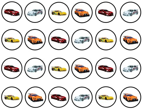48 Rennwagen Cupcake Dekorationen Essbare Rennwagen Cup Cake Topper Mini Auto Kuchen Topper Rennbahn Fee Kuchen Topper Auto Geburtstag Dekorationen Auto Kuchen Dekorationen Autos Kuchen Topper