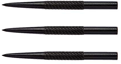 RED DRAGON Spezialist Dartpunkte - Schwarze Spirale 32mm - 3 Sätze pro Packung