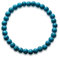 Vifaleno Türkis Armband, blau, rund, 4mm