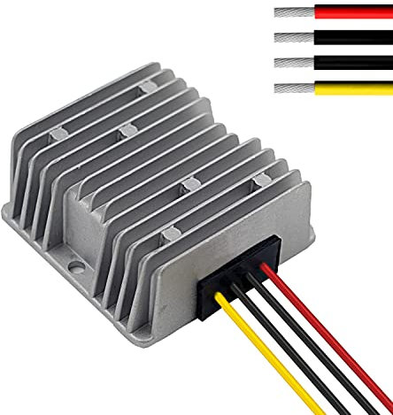 Cocar 12T12-4A stabilizzatore di tensione per auto DC 12V 4A regolatore di alimentazione per auto camion veicolo barca sistema solare ecc. (ingresso DC10-36V, uscita DC12V)