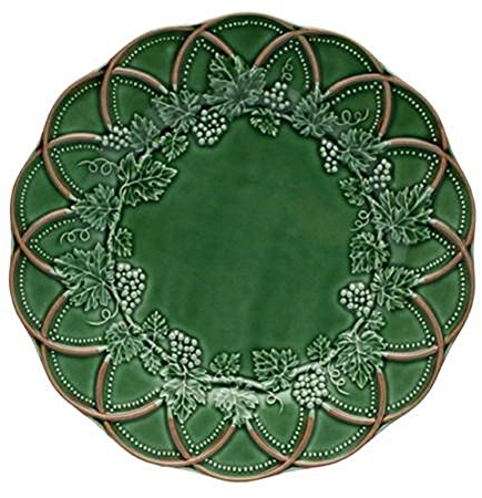 Bordallo Pinheiro Assiette plate de chasse Vert 28 cm