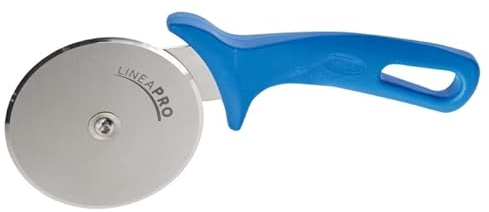 Gi.Metal Professioneller Pizzaschneider, 10 cm Klinge aus rostfreiem Stahl, abnehmbar und für den Gebrauch in Lebensmitteln zertifiziert, komfortabler ergonomischer Griff, 100% Made in Italy