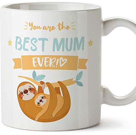 MUGFFINS Mum Mugs -Best Mum Ever (Model 3) - Funny Mothers Day Gifts from Daughters & sons