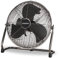 Schallen Gunmetal Grey Black Metal High Velocity Cold Air Circulator Adjustable Floor Fan with 3 Speed Settings (14)
