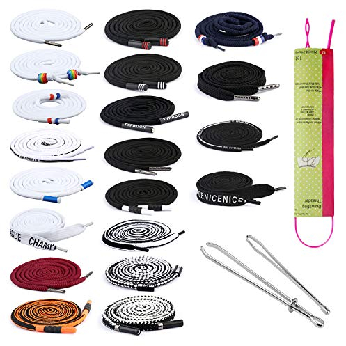 20 Stück Kordel für Jogginghose Kordel für Hoodie-130cm, Baumwolle Kordel mit Durchziehnadel, Jogginghose Band Hosenbänder Kordelband für Hoodie, Sporthosen Hosen, Sweatshirts, Jacken