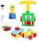 YAAVAAW Balloon Powered Car Balloon Launcher Toy,Luftballons Auto Spielzeug Mit 16 Stück Luftballons,Luftballons betriebene Autos,Creative Science Experiment Spielzeug Geschenk für Kinder (Frosch)
