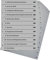 Ordnerregister für Kinder, durchdachtes Register für DIN A4 Ordner, Babyordner, Kinderordner für Mama, Papa, Eltern, lichtgrau