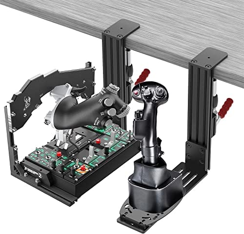 JUYEER tischhalterung kompatibel f ür Logitech x52 / x52 Pro / x56 / x56 Rhino/drossel quadrant/pulse Master warthog 10c & drosselle/t.16000m FCS/TCA Officer Package Airbus