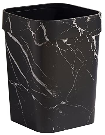 Zerodeko Poubelle En Marbre De 12 L Facile À Nettoyer Pour Un Usage Commercial Et Résidentiel Poubelle En Marbre