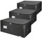 Vinsani 3pk Storage Bags Organiser 50L Huge Capacity Double Zipper Card Markings Strong Handles Moisture-Proof Underbed Storage Moving Bag for Clothes Toys Beddings Comforter – Black