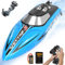 VOLANTEXRC RC Boot Vector S – 2,4-GHz Speedboot, 45+ km/h, für Pools & Seen – Rennboot für Kinder und Erwachsene (Blau)