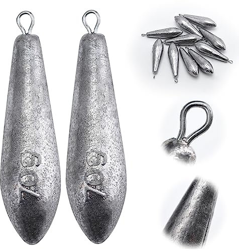 Goture Birnenblei Angeln，Dropshot Blei,Bleigewichte,Blei Angeln,Angelblei 10g/20g/30g/40g/50g/60g/70g/80g/100g/120g,Angelblei Kit,Angeln Sinker,Angeln Drop Shot Stabblei