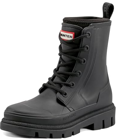 Hunter Women's Diana Waterproof, Black, 10 Medium
