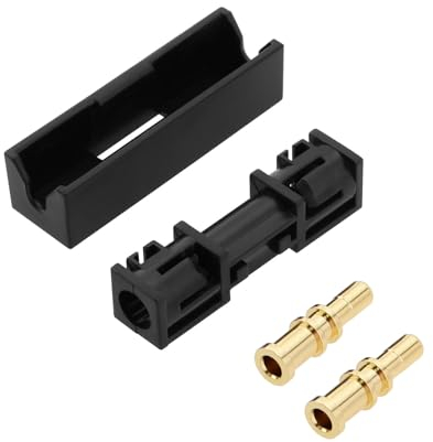 Be In Your Mind 1 Set de Connecteurs de Câble Fibre Optique Compatible avec BMW Compatible avec Mercedes Compatible avec Audi 1 Connecteur 30,6x9,4 mm + 2 Têtes en Cuivre 14,4x4,2 mm