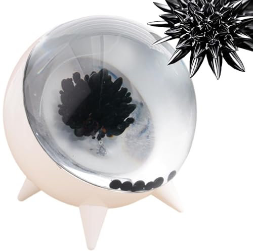 Dancing Ferrofluid Speaker Music Mate – Magnetischer flüssiger Sound-Visualisierer mit Musikrhythmus, Ferrofluid-Display-Lampe für Desktop-Dekor, kreative Geschenke für Festivals und Geburtstage
