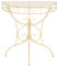 HEFZGDB Beistelltisch Vintage-Stil Halbrund Metall 72 x 36 x 74 cm Gold Beistelltische Couchtisch Klein Stubentisch Beistelltisch Sofa für Wohnbereich Balkon Speisesaal Arbeitszimmer