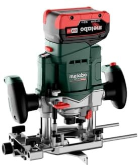 Metabo OFV 18 LTX BL 12 - Fresatrice a batteria - Include batteria e metaBOX 340 (batterie 18V 2 x 5,5 Ah, altezza di sollevamento 50 mm, peso 3,9 kg) 601743660