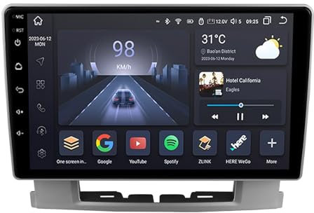 Android 14 Stereo Multime Radio 2 Din 9 Zoll Touch Display Für Opel Astra J 2009-2017 For Buick Excelle 2 Mit Carplay Android Auto GPS Navigation Bluetooth Lenkradsteuerung AHD Rückfahrkamera(Y400 8+1