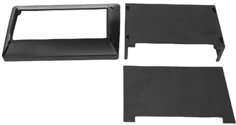 Single DIN Car Radio Frame ABS Kunststoff Easy Installation Radio GPS Navigation Panel -Rahmen für Autos Universal Fitment Langlebige und Schlanke Design