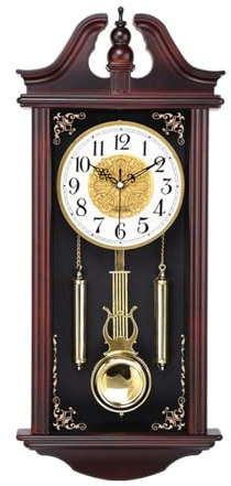 XYUERU Horloge Murale à Pendule Antique, horloges de cheminée Vintage