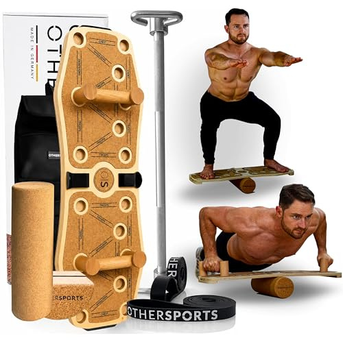 OTHERSPORTS Sportboard 4 - Gleichgewichtstrainer für mehr Kraft & Gesundheit – Effektives Balance Training Equipment für zuhause – Platzsparendes Trainingsgerät