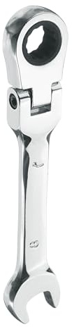 QUARKZMAN Flex-Head Ratsche Kombinationsschlüssel 8mm Metrisch 72-Zähne CR-V Stahl Poliert Chrombeschichtet Offenes Ende Ratsche Zahnrad Für Befestigungselemente Mutter Bolzen