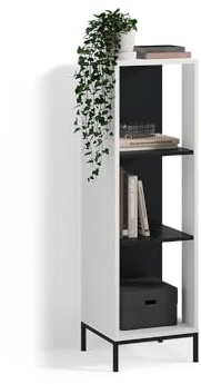 Livinity Bücherregal Aterno, Weiß, mit 3 Fächern