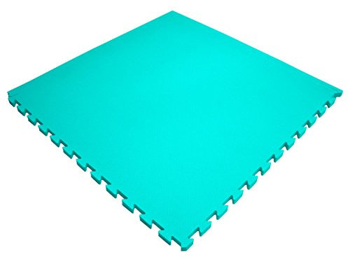 Vario-Top Gymnastikmatte Bodenmatte Sportmatte, Fitnessmatte 100x100 cm, GRÜN