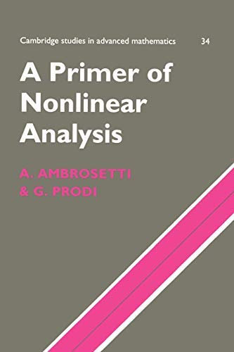 (A Primer of Nonlinear Analysis) By Ambrosetti, Antonio (Author) Paperback on (03 , 1995)