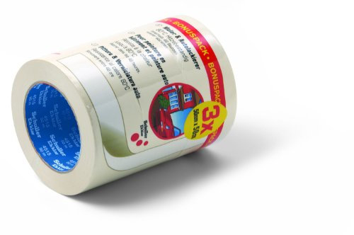 Schuller Eh'klar BlueCore 4 Pack, 30mmx50m Malerkrepp | Malerband | Malerabdeckband, 45296
