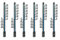 TFA Dostmann 6er-Set Analog-Außenthermometer, 95.1030, für den Außenbereich geeignet, wetterfest, 16 cm hoch, schwarz