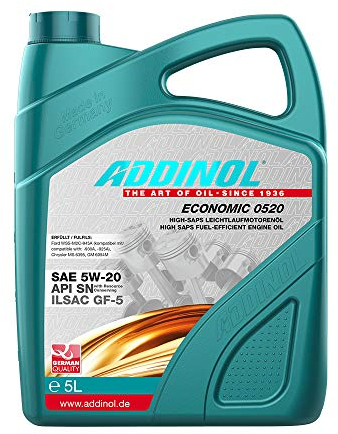 ADDINOL ECONOMIC 5W-20 Motorenöl, 5 Liter